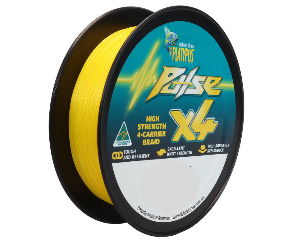 Platypus Pulse X4 Braid Line Gold