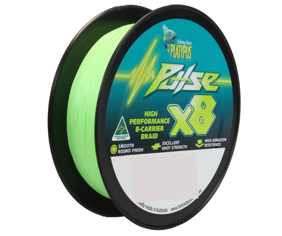 Platypus Pulse X8 Braid Line Green