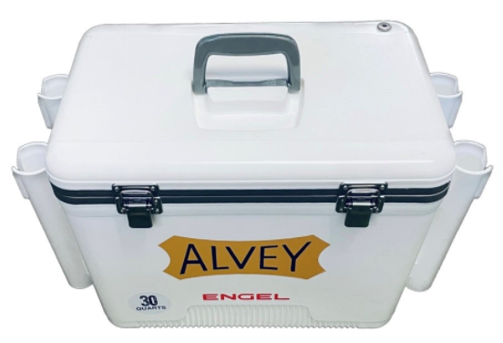 Alvey ENGEL Cooler Box + Rod Holders 30ltr (Call us for Price) – Anglerz  Corner
